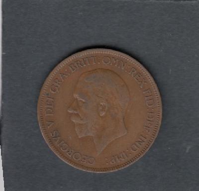 Beschrijving: 1 Penny  GEORGIUS V